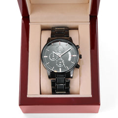 To My Husband Your Last Everything (Charcoal Black) – Men's Watch